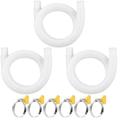 JEKIVEY Pool Hoses 3 Pcs 1.25 inch diameter 41 inch length