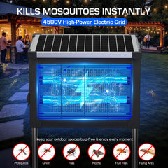 jepwe Solar Bug Zapper with hanging chain display