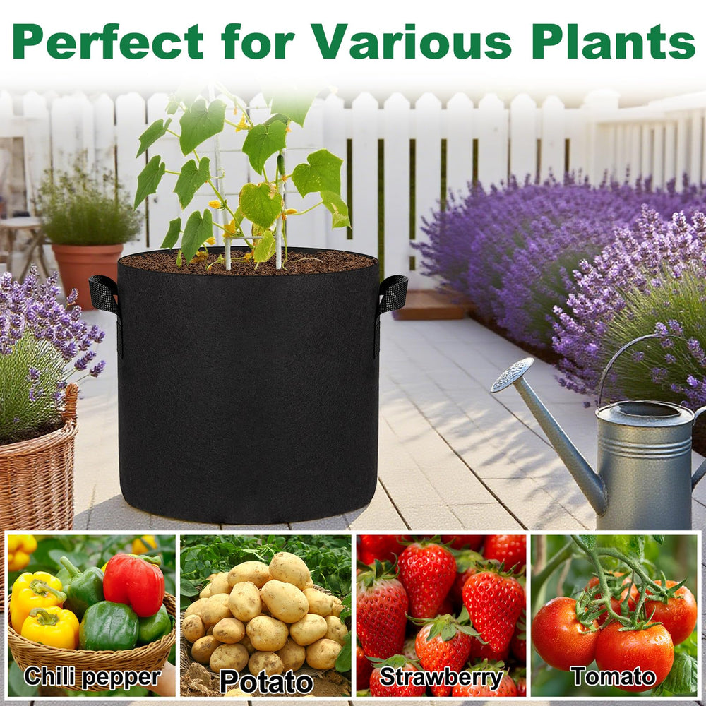 JERIA grow bag demonstrating water drainage feature