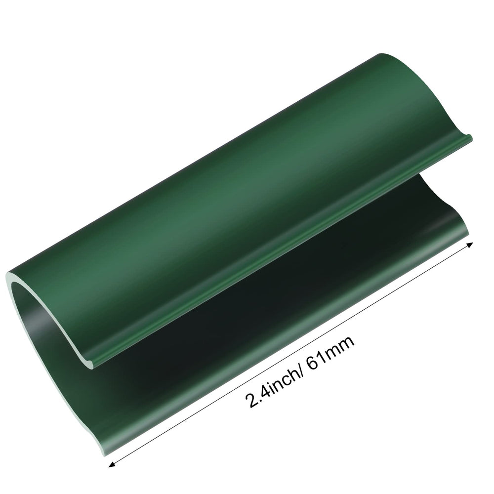 Jetec PVC Pipe Clips displayed with greenhouse film