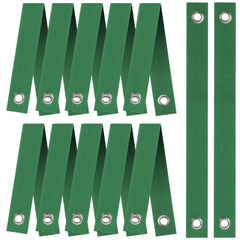 Jevrench 12-Pack Heavy Duty Tree Straps, white nylon material