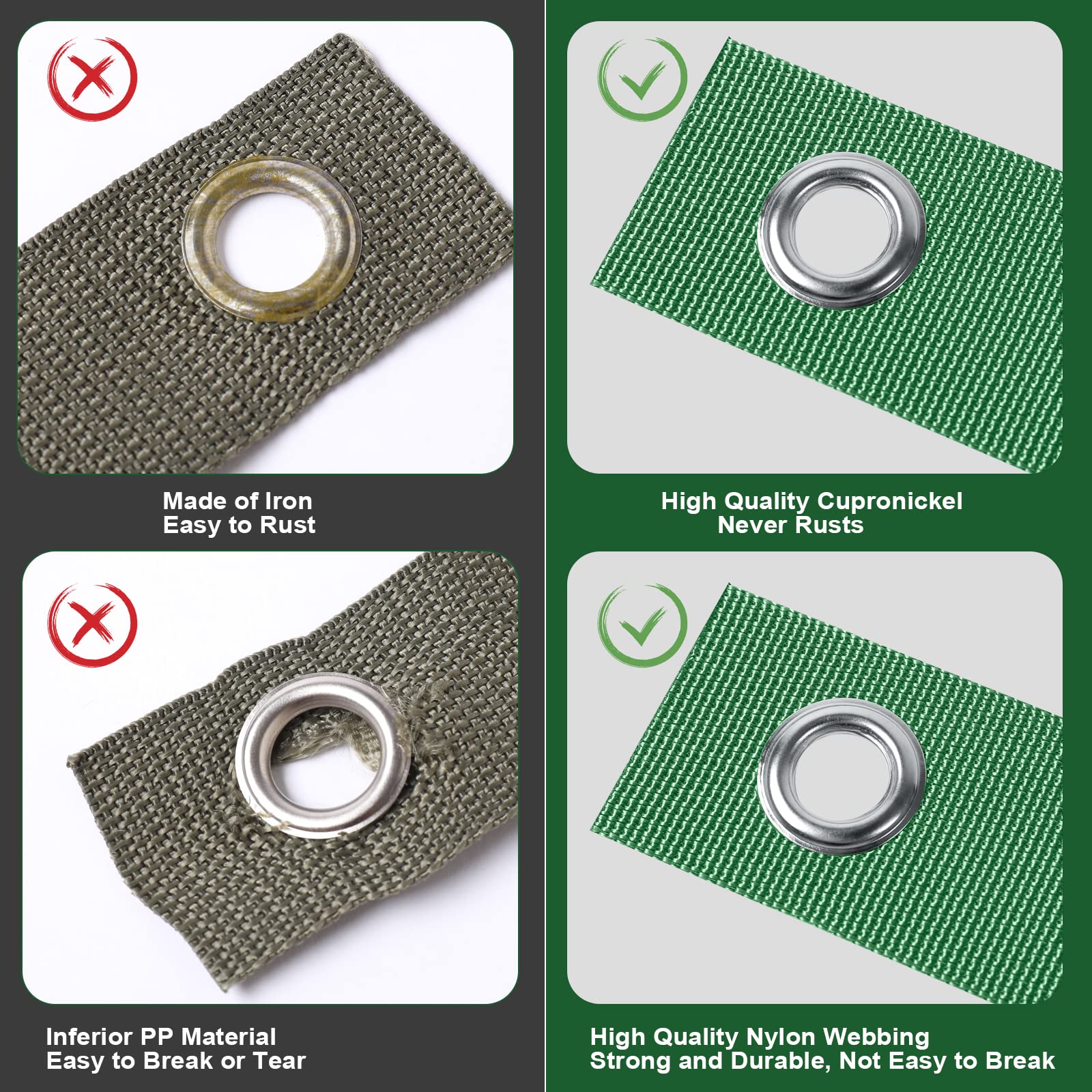 Jevrench tree straps displayed in a pack