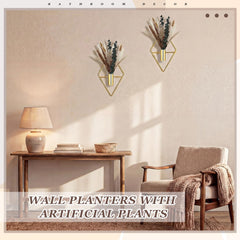Jexine hanging planters displayed in a modern living room