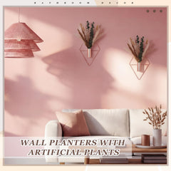 Jexine wall planter displayed in a modern living room
