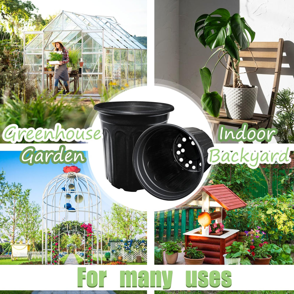 Jgalnim nursery pots in garden setting