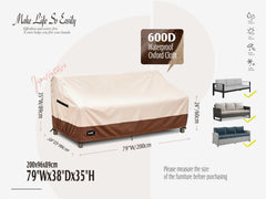 Jin Hrtoyi Couch Cover showing waterproof feature