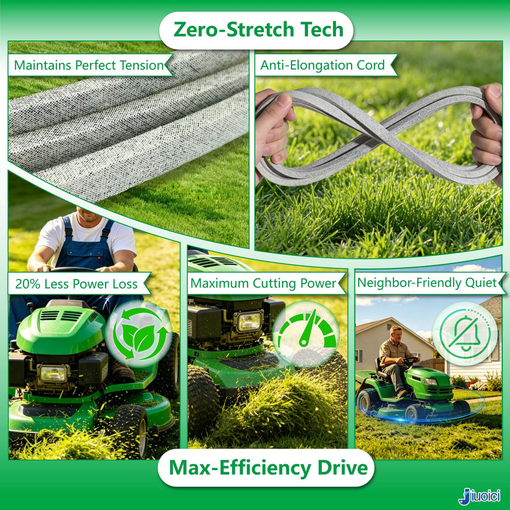 jiuoici GX20072 mower deck belt close-up of material