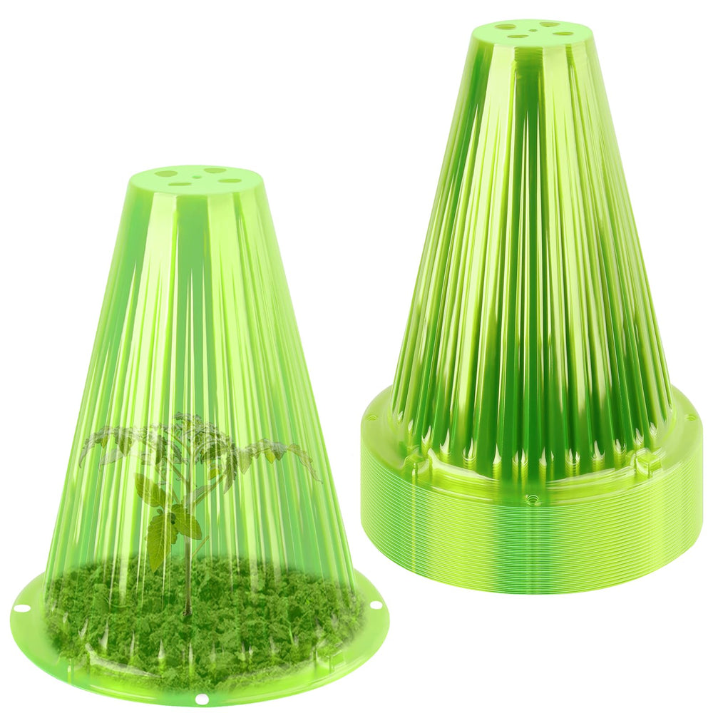 jixsloft Garden Cloches 30 Pack, green bell shape