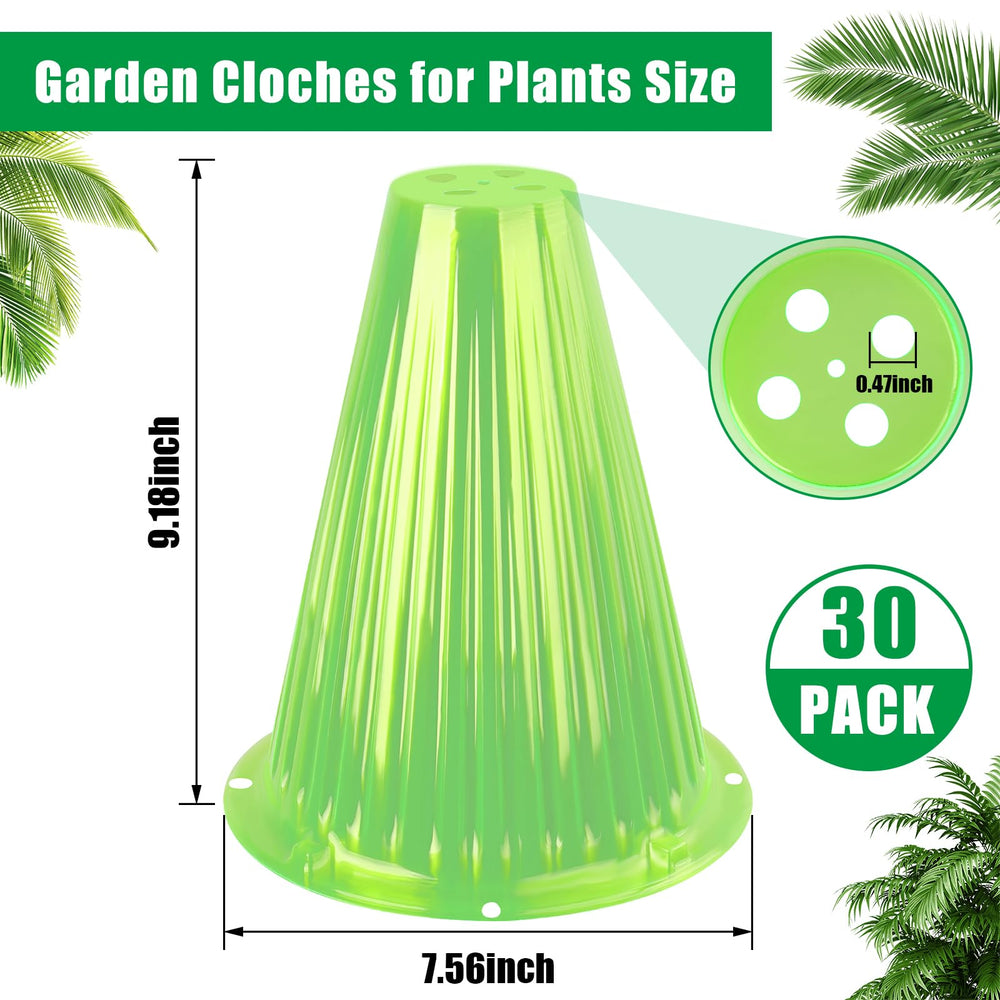 jixsloft Garden Cloches stacked for storage