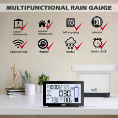 JMBay Wireless Rain Gauge outdoor sensor setup