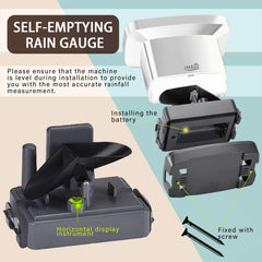 JMBay Wireless Rain Gauge showing rainfall measurements