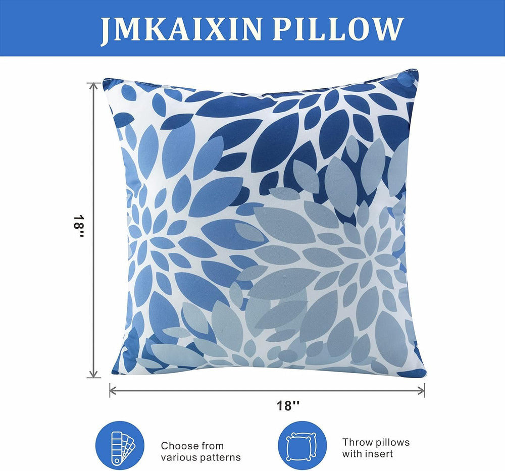 JMKaixin pillow showing the hidden zipper detail