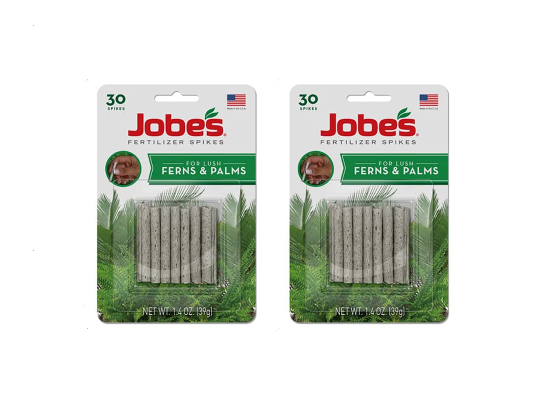 Jobe's Organics Fern & Palm Fertilizer Spikes 2 Pack front view