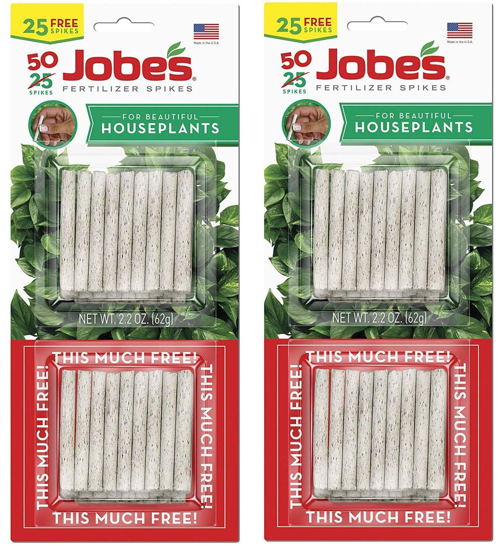 Jobe's Organics Houseplant Fertilizer Food Spikes pack of 50