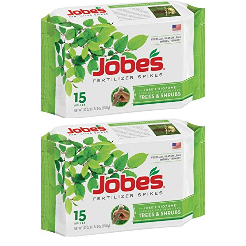 Jobe's Organics Tree Fertilizer Spikes pack of 15, 16-4-4 formula