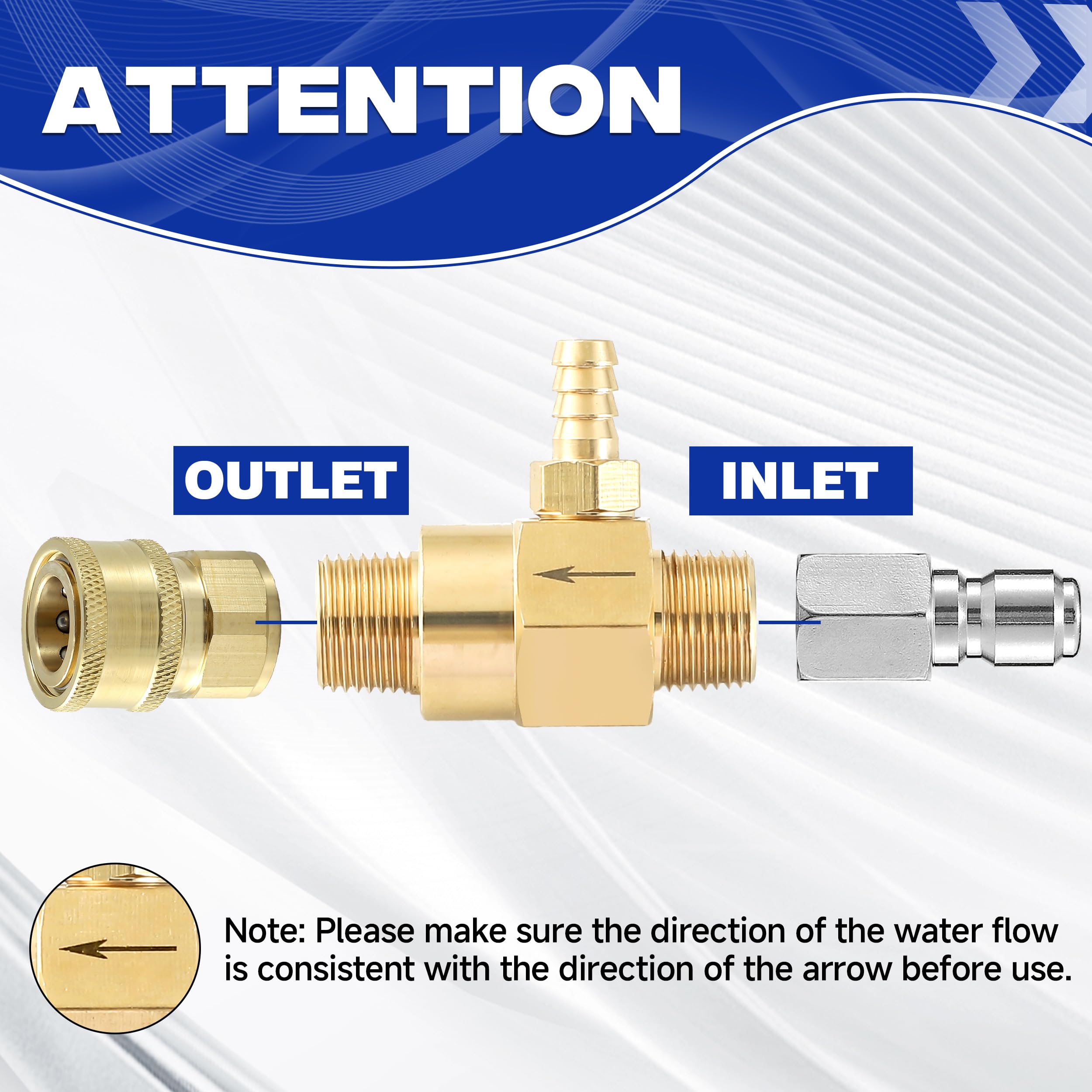 JOEJET Fixed Downstream Injector package contents displayed