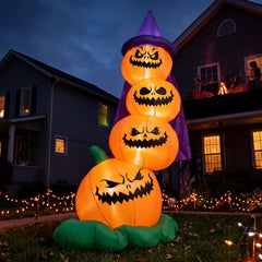 Joiedomi 6 FT Halloween Inflatable Pumpkin Decoration front view