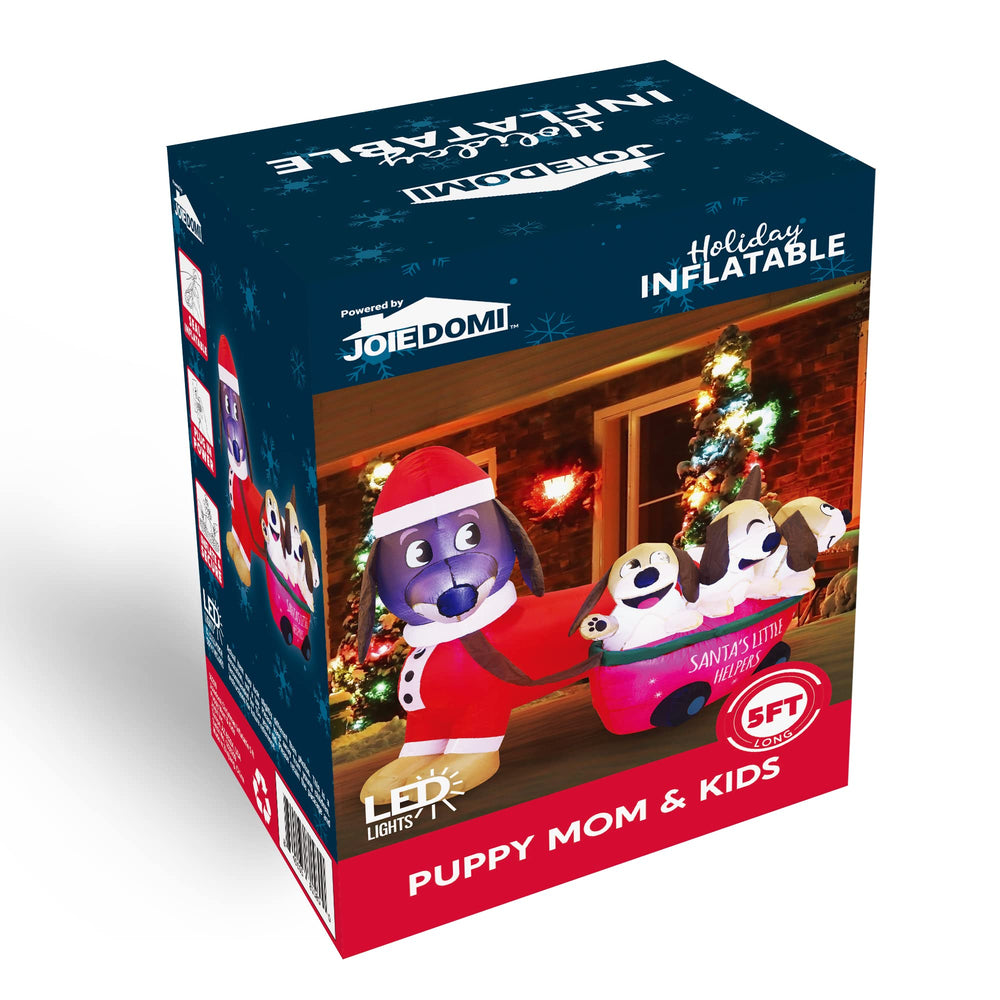 Joiedomi Christmas Puppy Inflatable packaging details