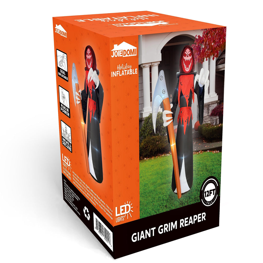 Joiedomi Halloween inflatable grim reaper with extended cord