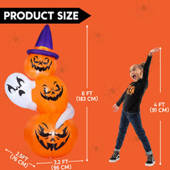Joiedomi Halloween inflatable setup in yard