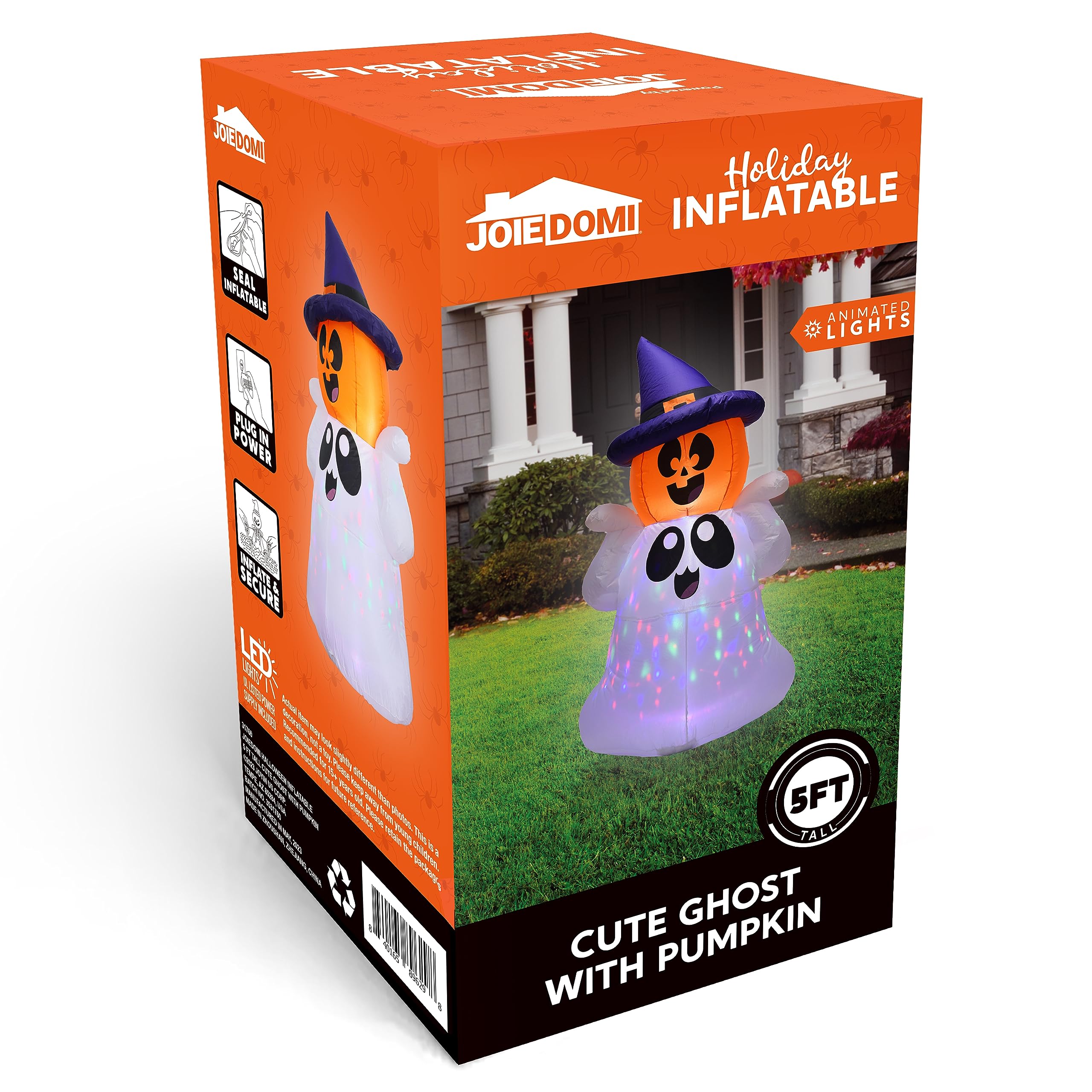 Joiedomi inflatable ghost packaged with air pump and accessories