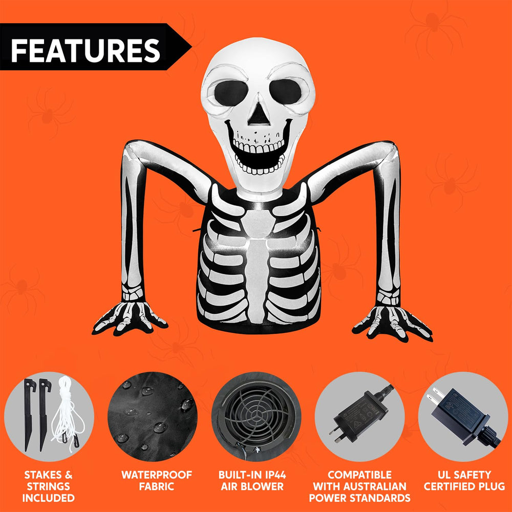 Joiedomi inflatable skeleton with electric air pump