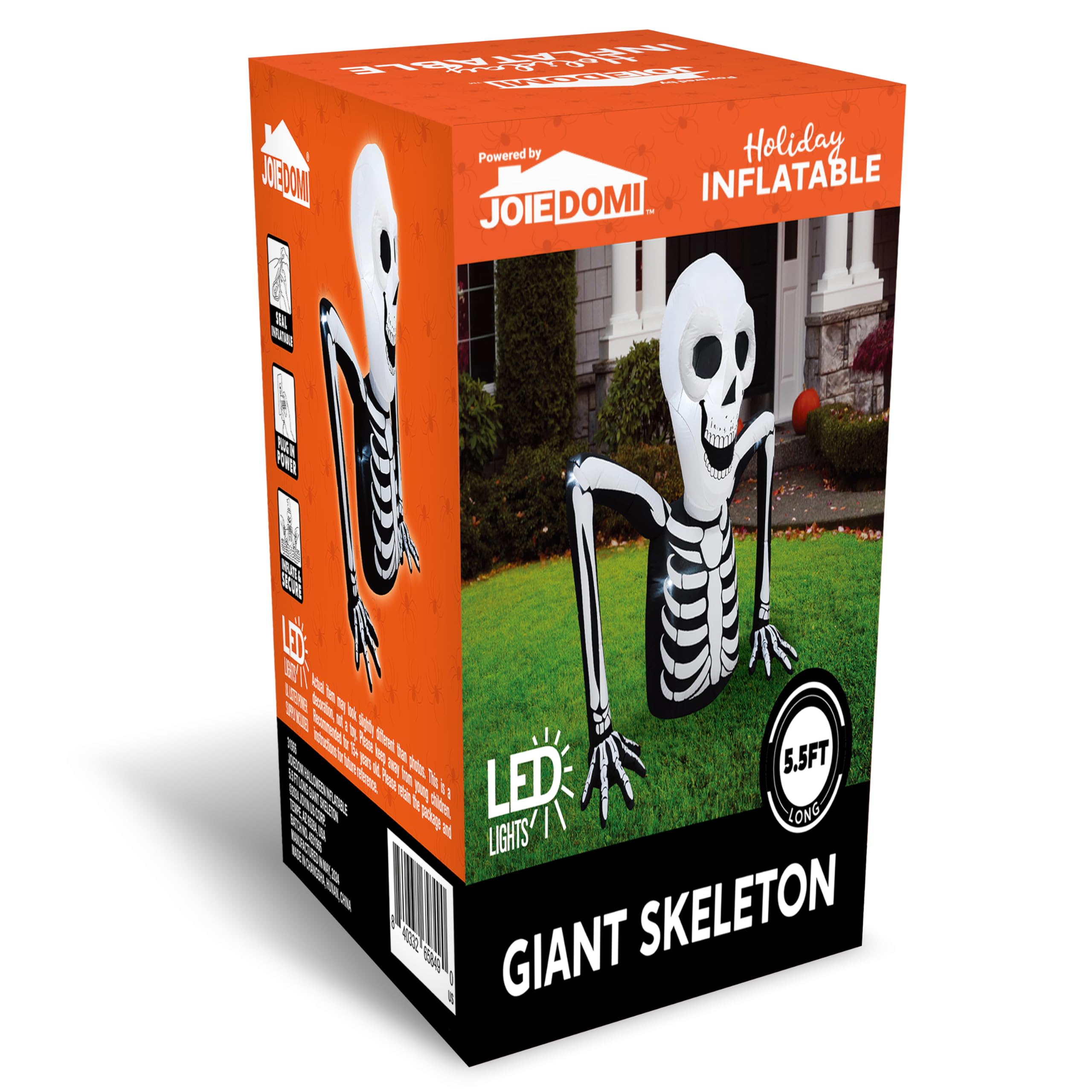 Joiedomi inflatable skeleton with ground stakes
