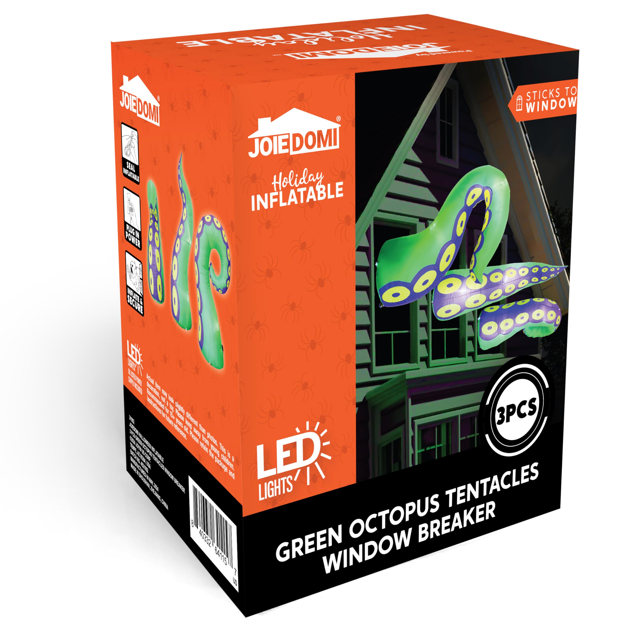 Joiedomi inflatable tentacles packed for storage
