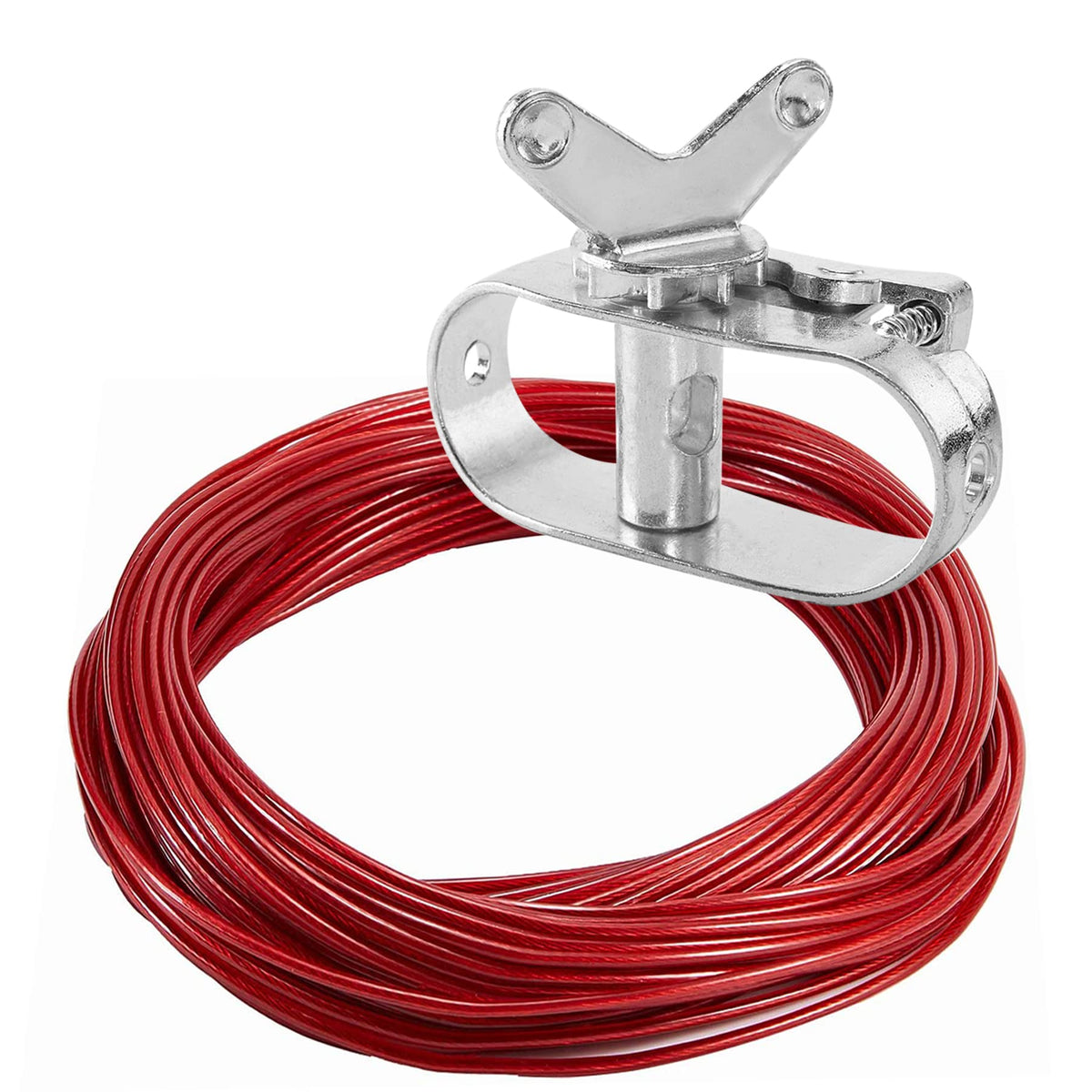 Joilery Pool Cover Cable and Winch Kit with 100ft cable, front view