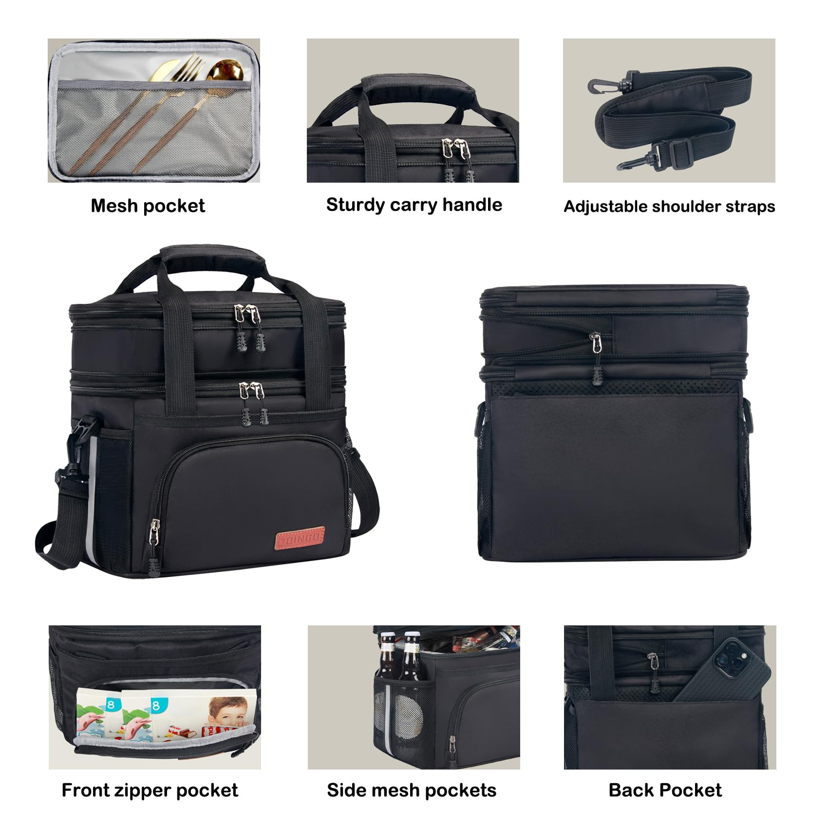 JOINGO Tactical Lunch Box camo material close-up