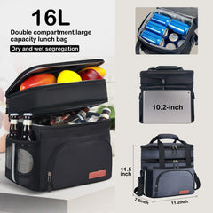 JOINGO Tactical Lunch Box expandable dual compartment design
