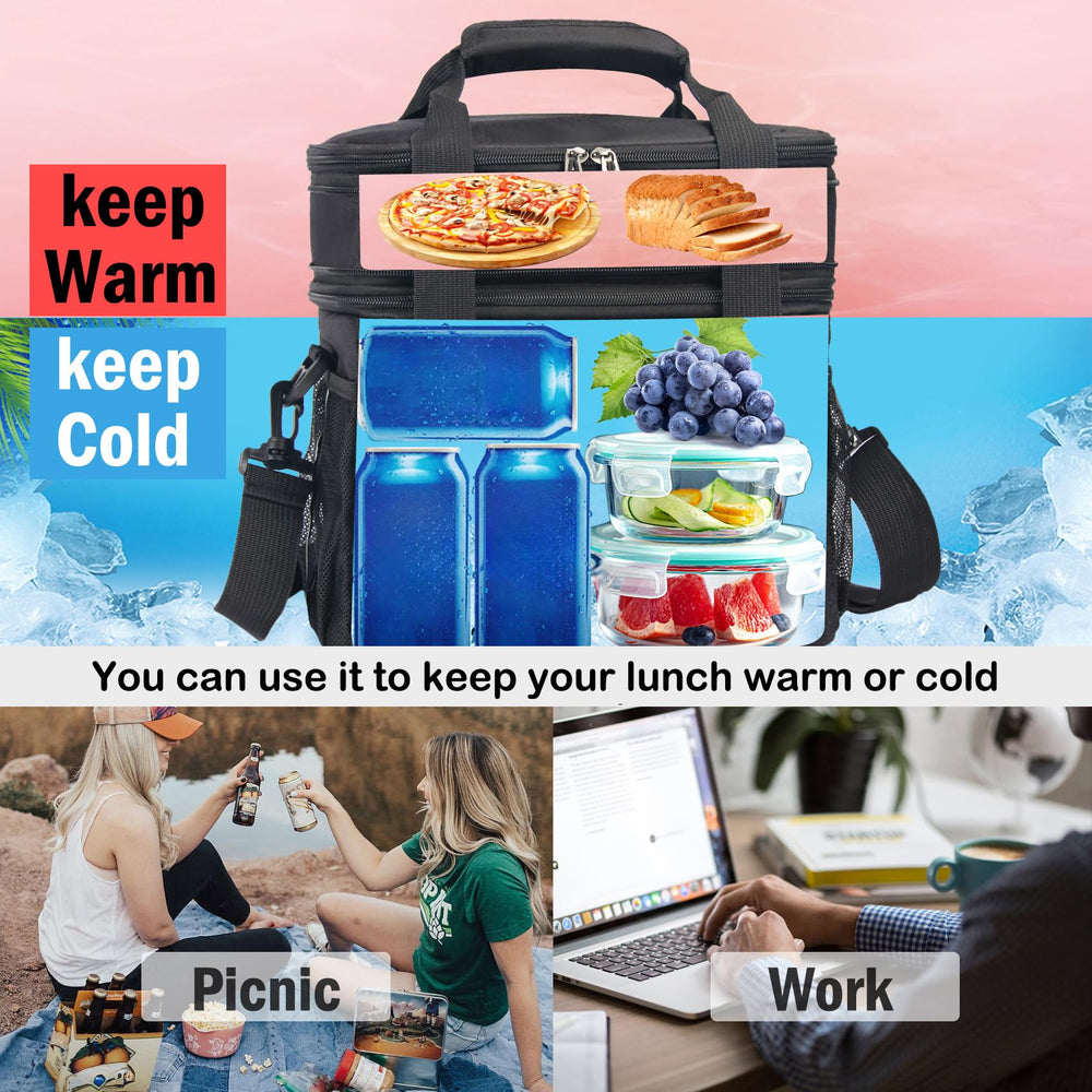JOINGO Tactical Lunch Box with adjustable shoulder strap