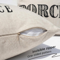 JOJOGOGO outdoor lumbar pillow cover detail of fabric texture