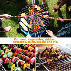 JOMVERL skewers in a storage pouch for organization