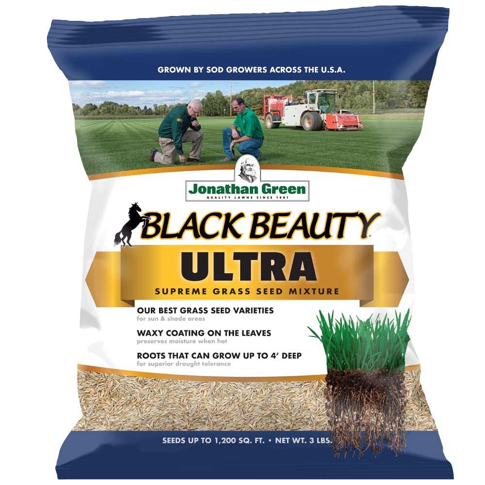 Jonathan Green Black Beauty Ultra Grass Seed Mix 3 lb front view