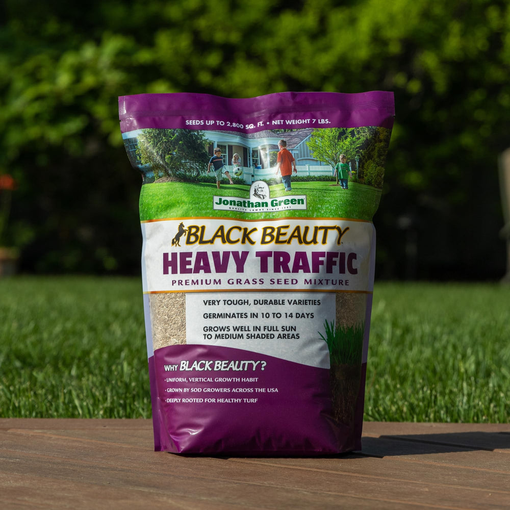 Jonathan Green Heavy Traffic Grass Seed on grass