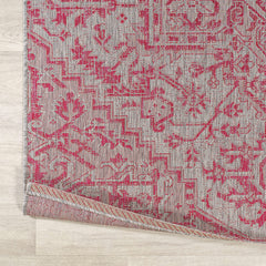 JONATHAN Y Boho Medallion Area Rug in a living room setting