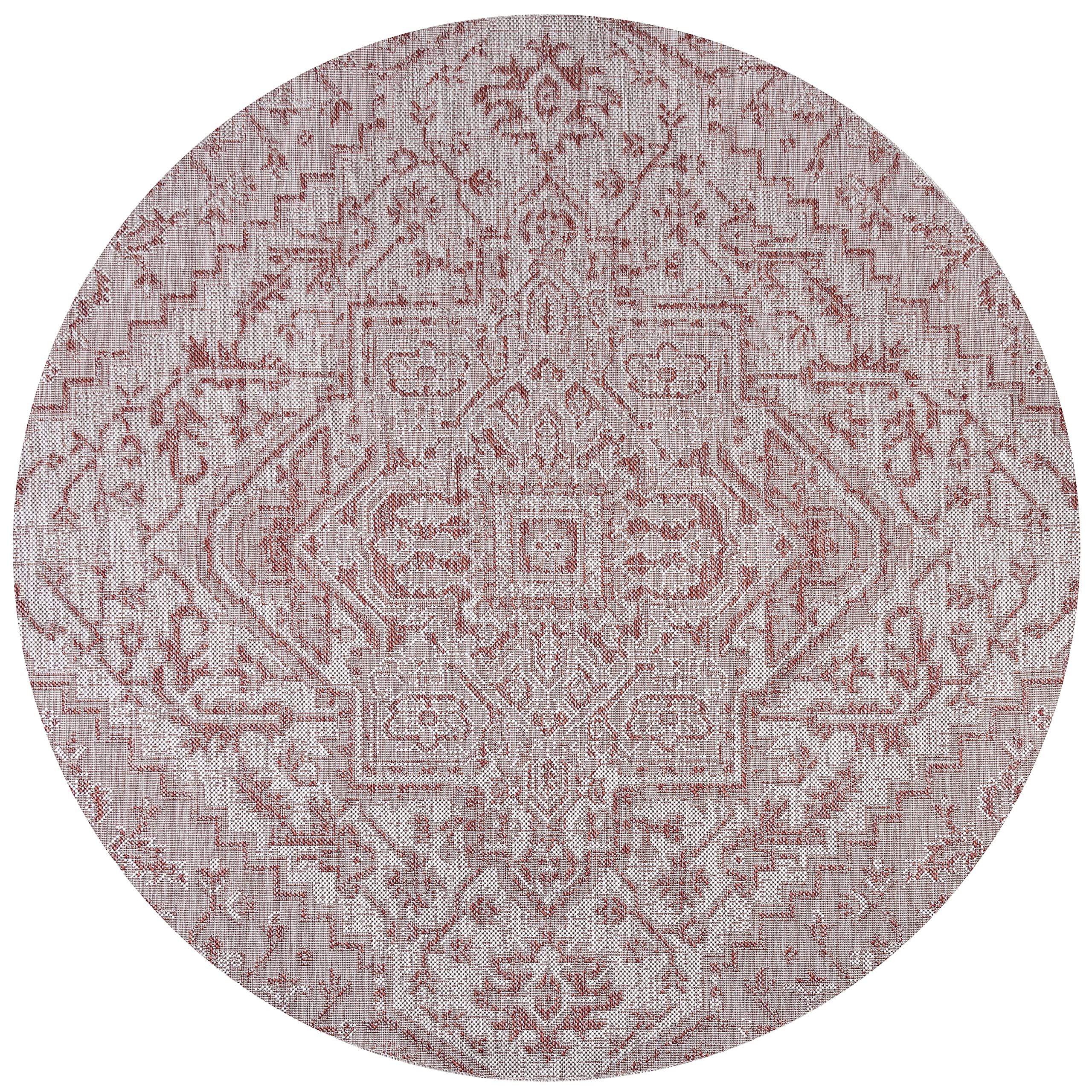 JONATHAN Y Boho Medallion Round Area Rug packaging details