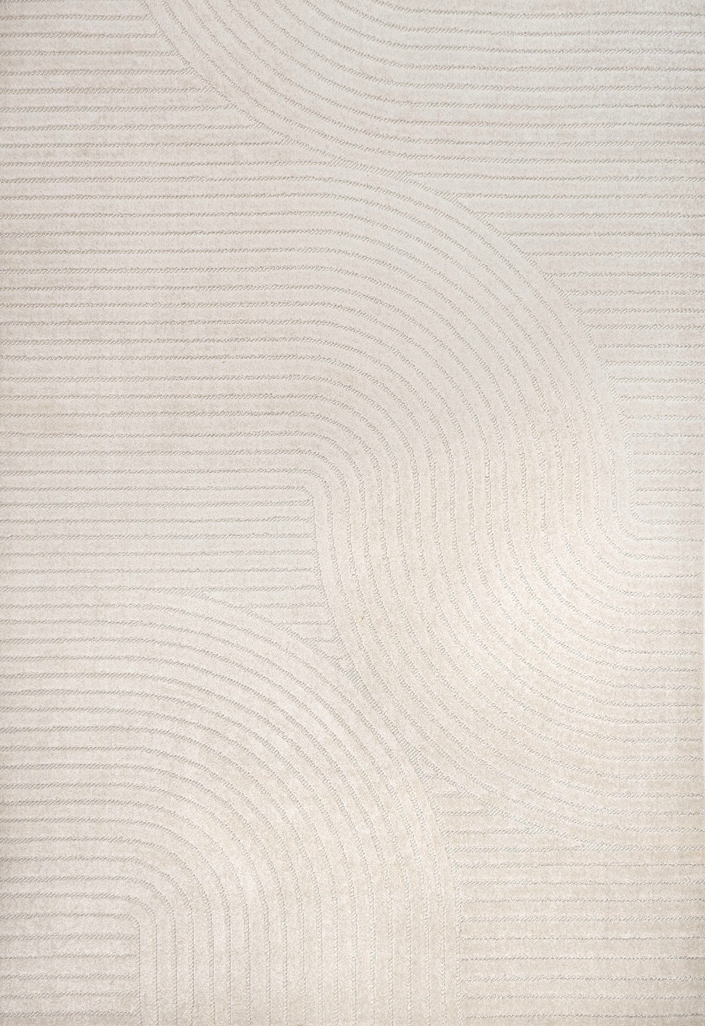 JONATHAN Y Hallie Rug with furniture on top