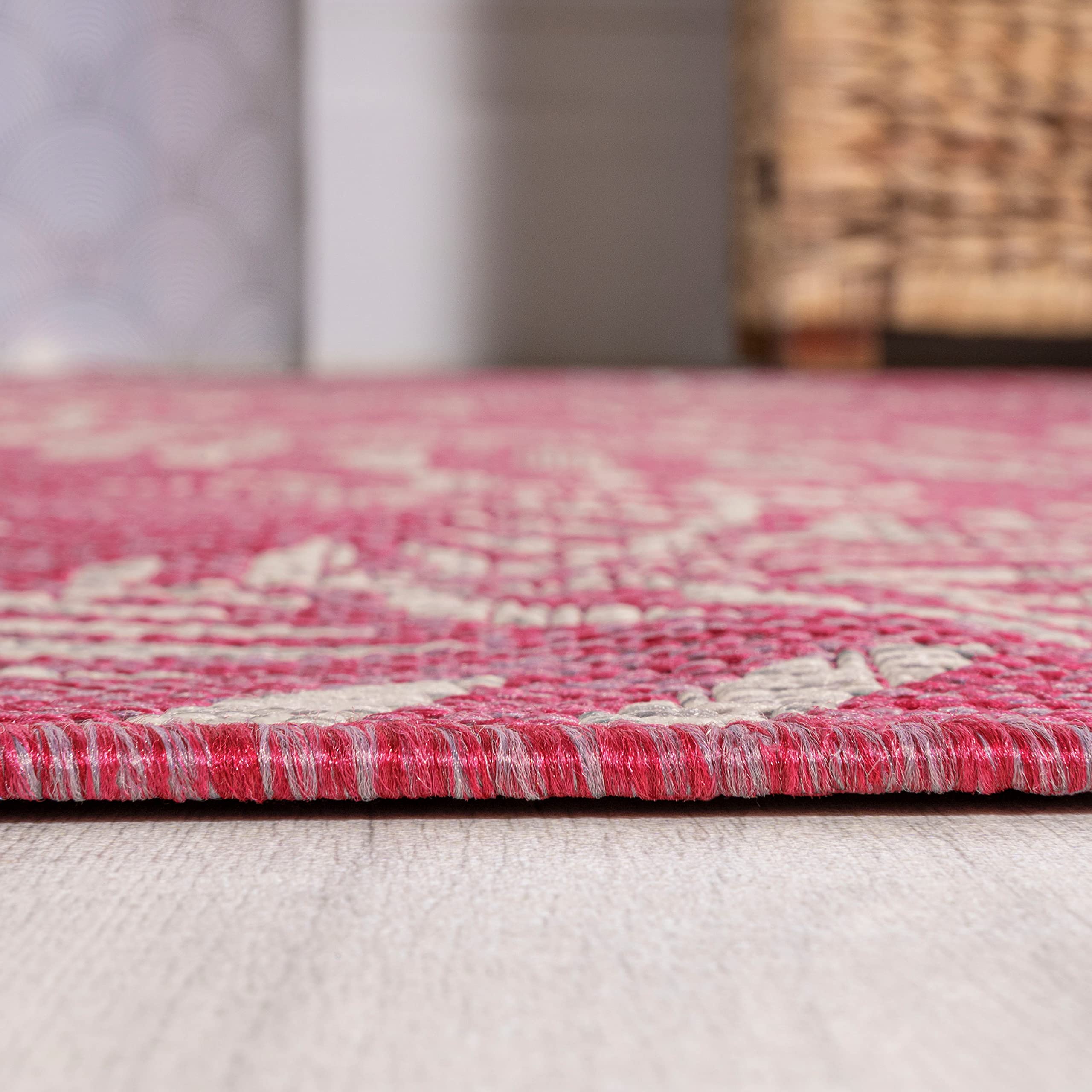 JONATHAN Y Palm Frond Runner Rug packaging