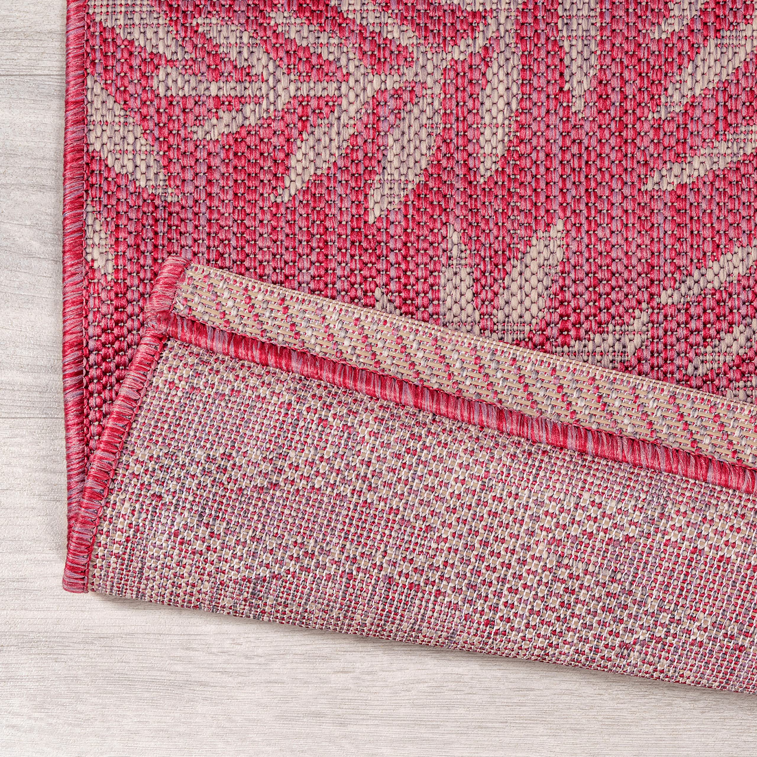 JONATHAN Y rug showing low-pile texture