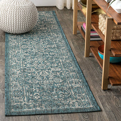 JONATHAN Y Runner Rug on patio setting