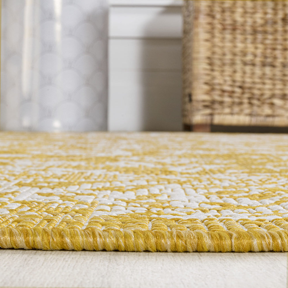 JONATHAN Y Weave Floral Area Rug package view