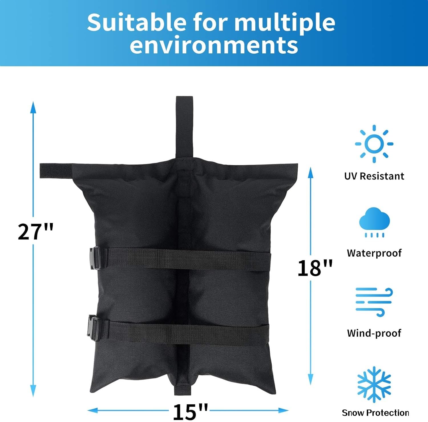 Jorohiker Canopy Weights Sandbags filled with sand
