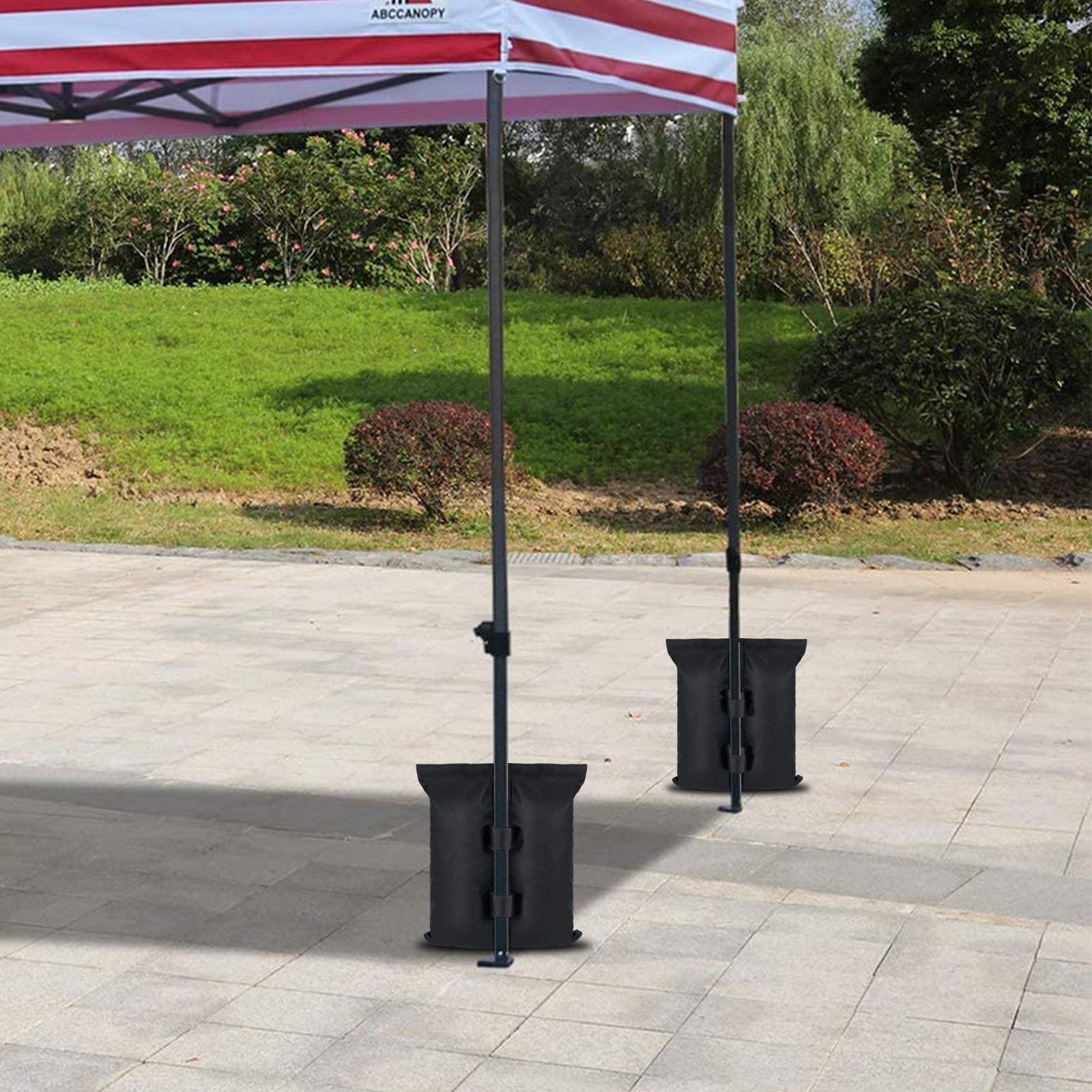 Jorohiker Canopy Weights Sandbags with dimensions