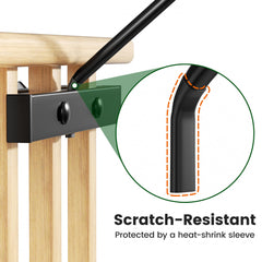 Josmimic 12-Inch Deck Hook installed with bird feeder