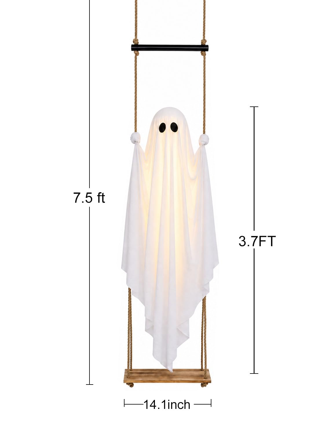 Joyehome ghost hanging in a garden setting