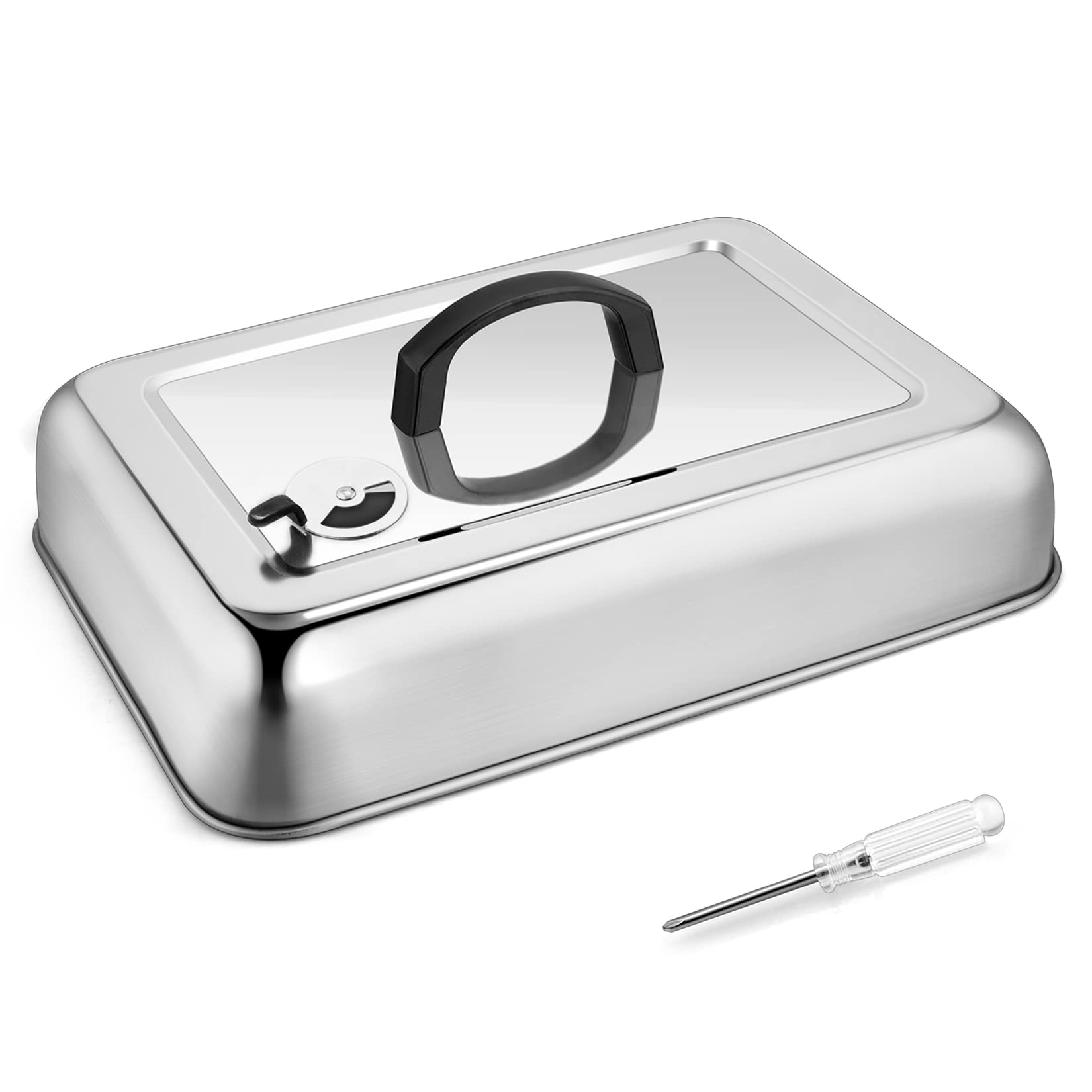 Joyfair Melting Dome Set, two stainless steel covers with adjustable vent
