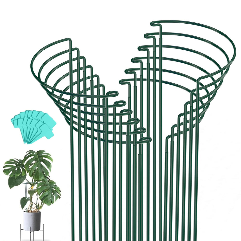 joyhalo 24 Inch Metal Plant Support Stakes pack front view