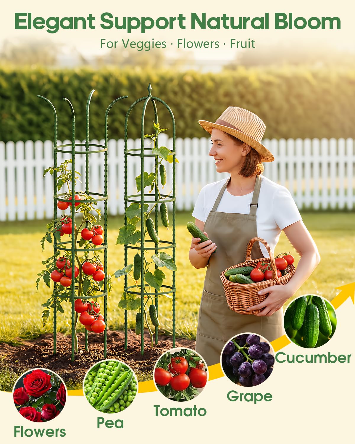 joyhalo garden trellis packaged showing two units